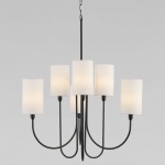 Подвесная люстра Eurosvet Abbey 60164/6 черный в интернет-магазине "Галерея света"