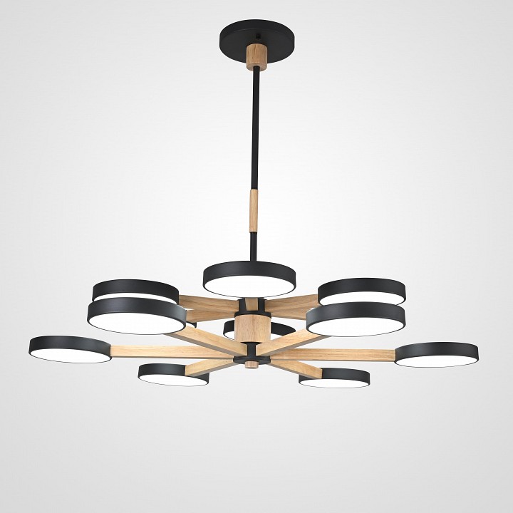 Люстра на штанге Imperiumloft TURNA Black TURNA-DBL01 в интернет-магазине "Галерея света"