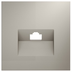 Накладка для розетки RJ-11 или RJ-45 Voltum S70 VLS001303 в интернет-магазине "Галерея света"