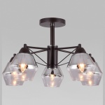 Люстра на штанге Eurosvet Takara 70135/5 кофе в интернет-магазине "Галерея света"