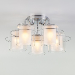 Потолочная люстра Eurosvet Darcy 30160/5 хром в интернет-магазине "Галерея света"