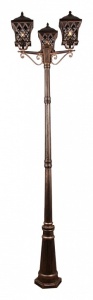 Фонарный столб 09017-0.7-003SL 2.2M BKG в интернет-магазине "Галерея света"