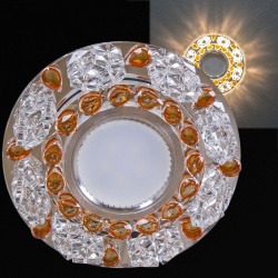 Встраиваемый светильник 22093-9.0-001PL MR16+LED3W CL+OR в интернет-магазине "Галерея света"