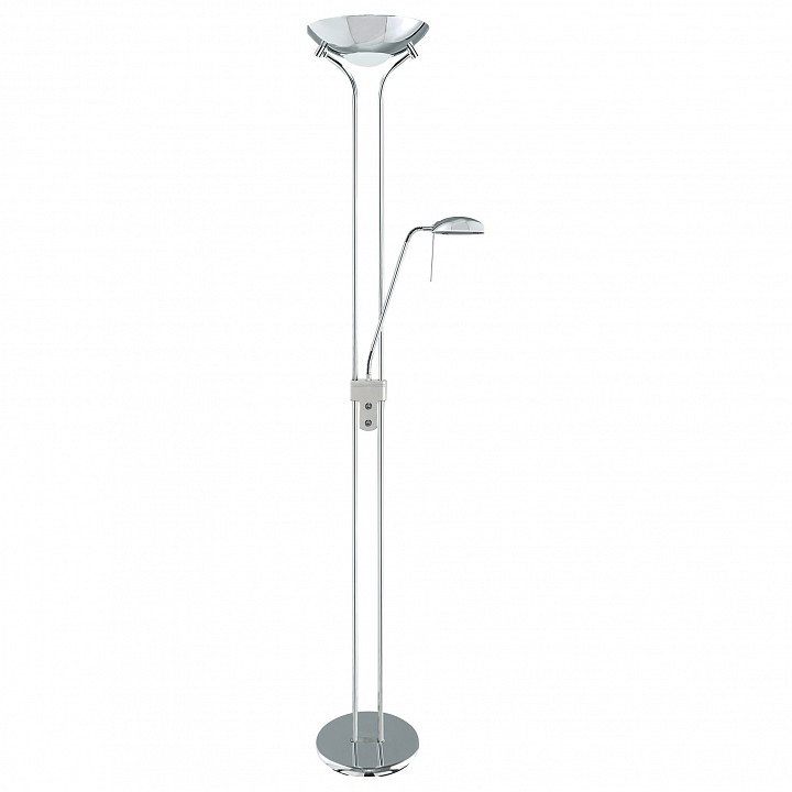 Торшер с подсветкой Arte Lamp Duetto A4329PN-2CC в интернет-магазине "Галерея света"