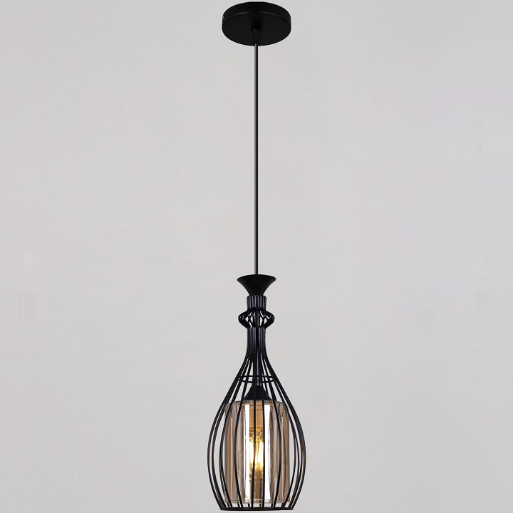 Подвесной светильник 02822-0.9-01 BK в интернет-магазине "Галерея света"