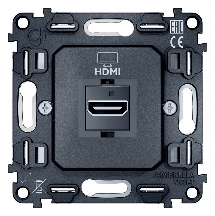 Механизм розетки HDMI Ambrella Volt Quant VM222 в интернет-магазине "Галерея света"