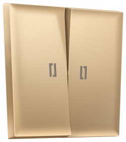 Клавиши для выключателя двухклавишного с подсветкой Ambrella Volt SIGMA SP8840 в интернет-магазине "Галерея света"