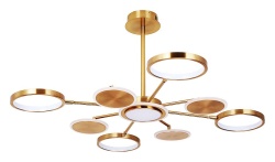 Люстра на штанге Arte Lamp Sienna A1363PL-8PB в интернет-магазине "Галерея света"