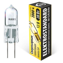 Лампа галогеновая Elektrostandard G4 12V G4 20Вт 2700K a025172 в интернет-магазине "Галерея света"