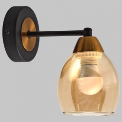 Бра Imex MD.8252 MD.8252-1-W-BK+BR в интернет-магазине "Галерея света"