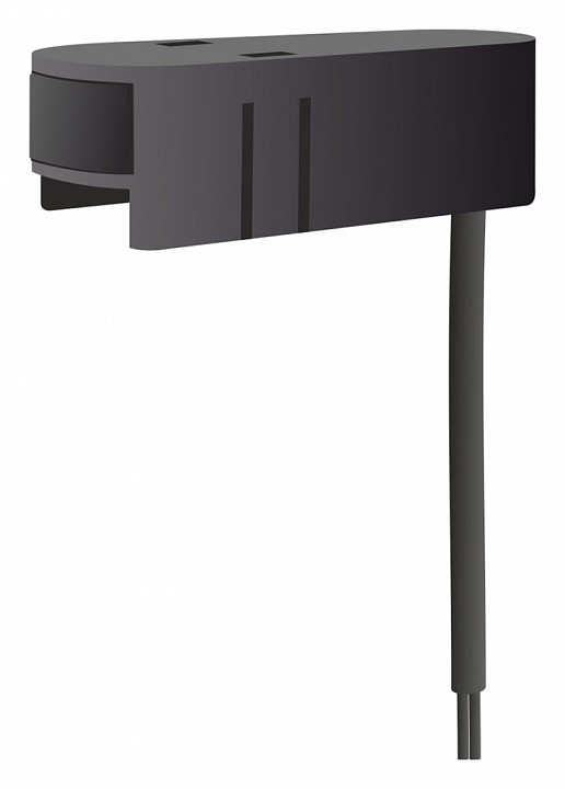 Токопровод концевой Denkirs AIR BASE TR5215-BK в интернет-магазине "Галерея света"