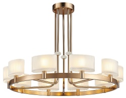 Люстра на штанге Newport 4330 4338+2/C new gold в интернет-магазине "Галерея света"