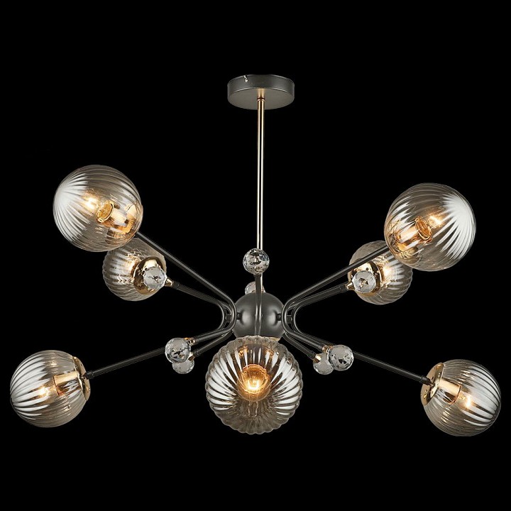 Люстра на штанге 04901-0.3-08 COFFEE+FGD в интернет-магазине "Галерея света"