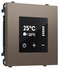 Терморегулятор сенсорный для теплого пола без рамки Ambrella Volt MS MS635910 в интернет-магазине "Галерея света"