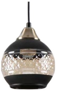 Подвесной светильник Imex MD.51851 MD.51851-1-P-BK+AB в интернет-магазине "Галерея света"