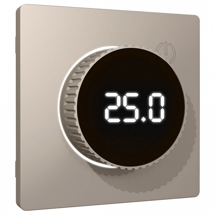 Накладка для терморегулятора электромеханического для теплого пола Ambrella Volt ALFA AP3658 в интернет-магазине "Галерея света"