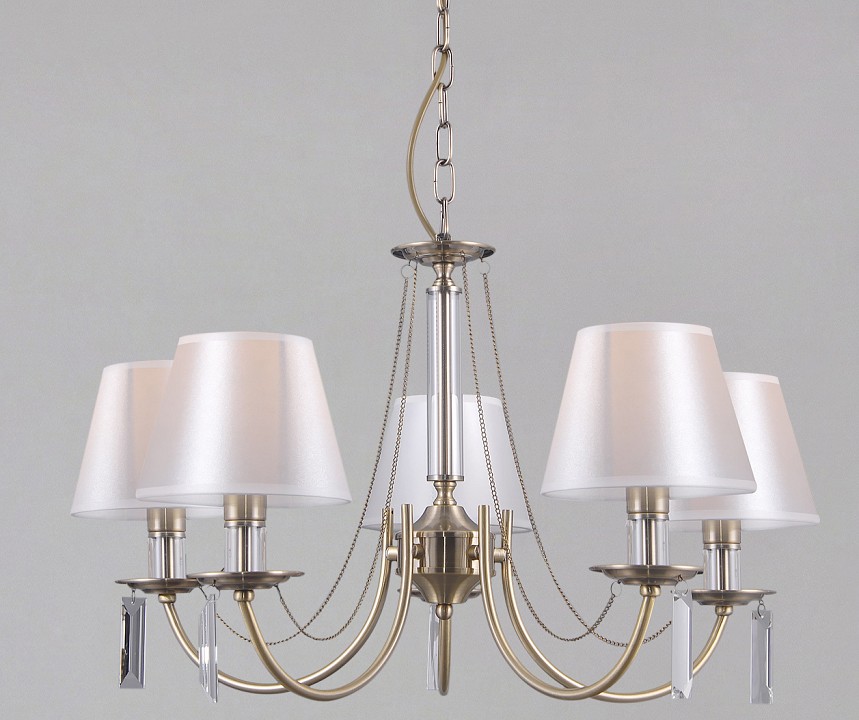 Подвесная люстра ILLUMICO  IL9466-5PSQ-26 AB ELITE в интернет-магазине "Галерея света"