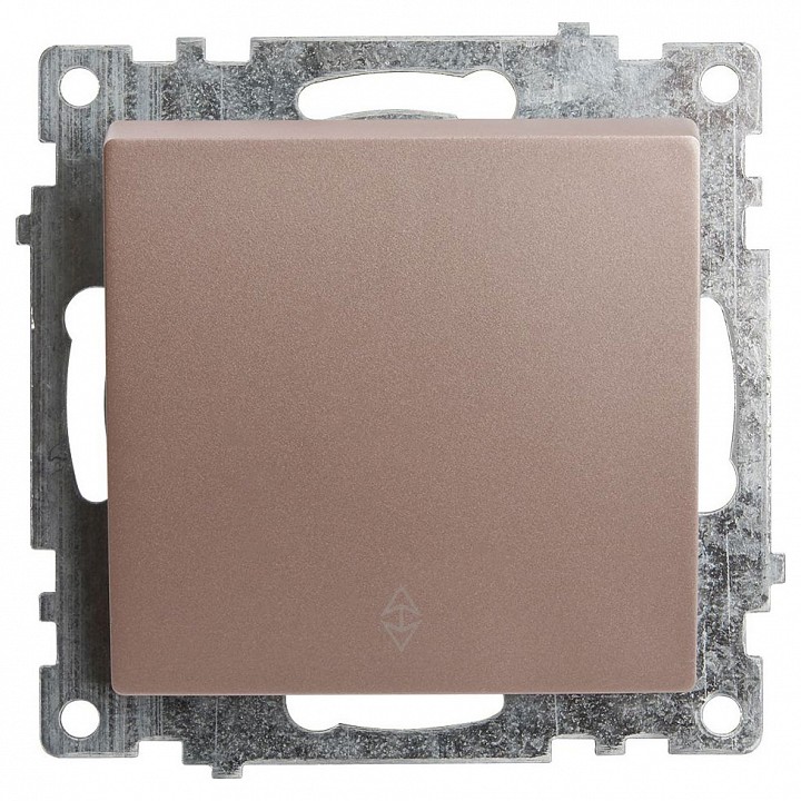 Переключатель одноклавишный без рамки Stekker Катрин 39590 в интернет-магазине "Галерея света"