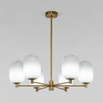 Люстра на штанге Eurosvet Loona 60161/6 латунь в интернет-магазине "Галерея света"