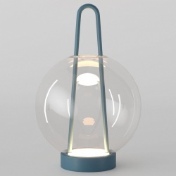 Настольная лампа декоративная Eurosvet Frasco 80507/1 синий в интернет-магазине "Галерея света"