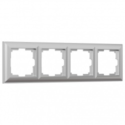 Рамка на 4 поста Werkel Fiore (серебряный) W0042206 в интернет-магазине "Галерея света"