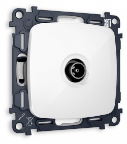 ТВ-розетка без рамки Ambrella Volt OMEGA MO113030 в интернет-магазине "Галерея света"