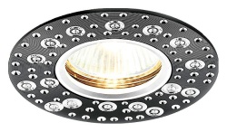 Встраиваемый светильник Ambrella Light Classic A801 A801 BK/AL в интернет-магазине "Галерея света"
