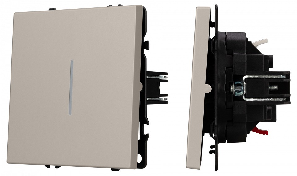 Выключатель проходной одноклавишный с подсветкой без рамки Arlight SWT-NOBE 059430 в интернет-магазине "Галерея света"