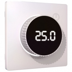 Накладка для терморегулятора электромеханического для теплого пола Ambrella Volt ALFA AP2058 в интернет-магазине "Галерея света"