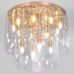 Потолочная люстра Eurosvet Claire 60170 золото в интернет-магазине "Галерея света"