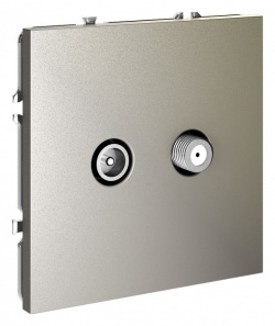 ТВ-розетка и SAT-розетка оконечная без рамки Voltum S70 VLS060404 в интернет-магазине "Галерея света"