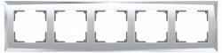 Рамка на 5 постов Werkel Diamant (зеркальный) W0051220 в интернет-магазине "Галерея света"