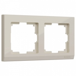 Рамка на 2 поста Werkel Stark (слоновая кость) W0021803 в интернет-магазине "Галерея света"