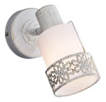 Спот Eurosvet Silvia 20025/1 белый с золотом в интернет-магазине "Галерея света"