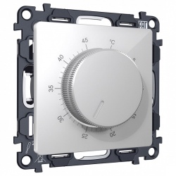 Терморегулятор электромеханический для теплого пола без рамки Ambrella Volt ALFA MA405710 в интернет-магазине "Галерея света"