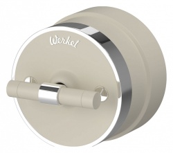 Выключатель двухклавишный с корпусом Werkel Vintage (слоновая кость матовый/хром) W5822055 в интернет-магазине "Галерея света"