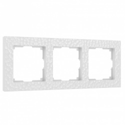 Рамка на 3 поста Werkel Hammer белый W0032401 в интернет-магазине "Галерея света"