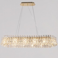 Подвесная люстра ILLUMICO IL5130 IL5130-950LZF-25 GD ELITE в интернет-магазине "Галерея света"