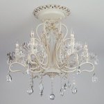 Потолочная люстра Eurosvet Etna 12205/6 белый Strotskis в интернет-магазине "Галерея света"