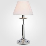 Настольная лампа декоративная Eurosvet Hotel 01010/1 хром в интернет-магазине "Галерея света"