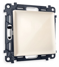 Выключатель перекрестный одноклавишный без рамки Ambrella Volt ALFA MA301030 в интернет-магазине "Галерея света"