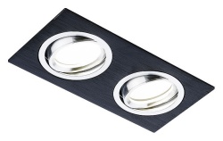 Встраиваемый светильник Ambrella Light A A601/2 BK в интернет-магазине "Галерея света"