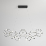 Подвесная люстра Eurosvet Uma 90168/7 черный жемчуг в интернет-магазине "Галерея света"