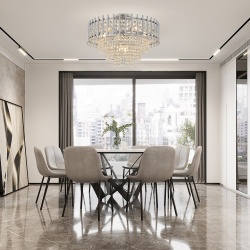 Люстра на штанге Arte Milano Sorrento-6109 376109/7/30/490 CR в интернет-магазине "Галерея света"