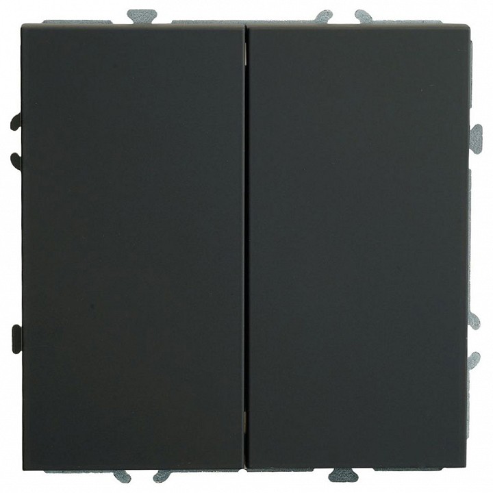 Переключатель двухклавишный без рамки Stekker Эмили 49843 в интернет-магазине "Галерея света"