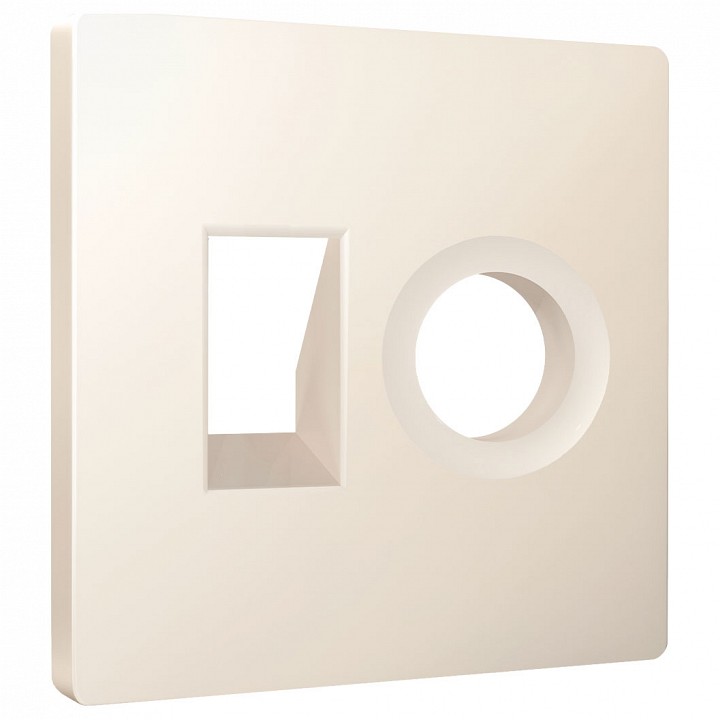 Накладка для ТВ-розетки и RJ-11 или RJ-45 Ambrella Volt ALFA AP3325 в интернет-магазине "Галерея света"