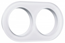 Рамка на 2 поста Werkel Ретро (белый) W0025101 в интернет-магазине "Галерея света"