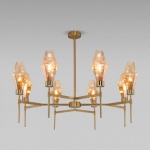 Люстра на штанге Eurosvet Prism 60143/8 латунь в интернет-магазине "Галерея света"