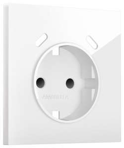 Накладка для розетки с заземлением и со шторками и 2хUSB type C Ambrella Volt SIGMA SP1105 в интернет-магазине "Галерея света"