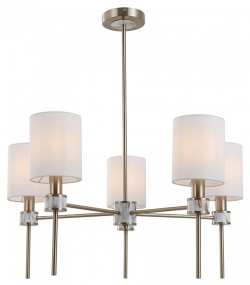 Люстра на штанге Indigo Poesia 13035/5R Brass в интернет-магазине "Галерея света"